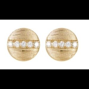 Adornia 14k Gold Plated Swarovski Crystal Earrings